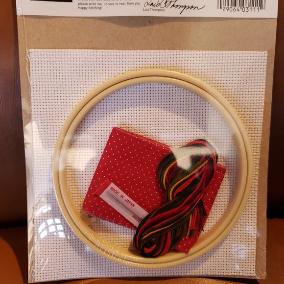 Christmas Cardinal Joy Counted Cross Stitch by Designs For the Needle - Picture 4 of 4